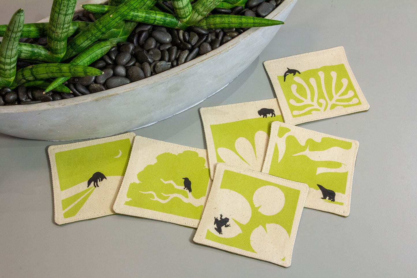 Riding the Pine  - Coasters Set of 6