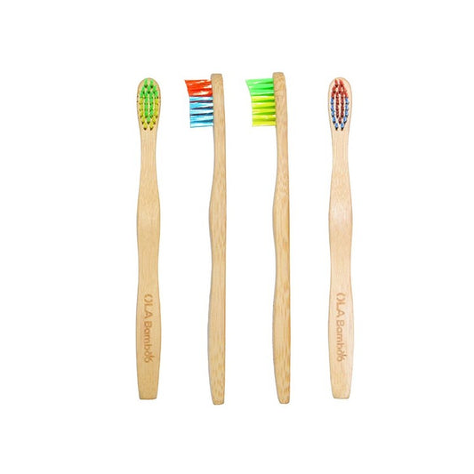 Ola Bamboo - Children's Soft Bamboo Toothbrush - Single Box