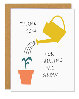 Badger & Burke - Thank You for Helping Me Grow Card