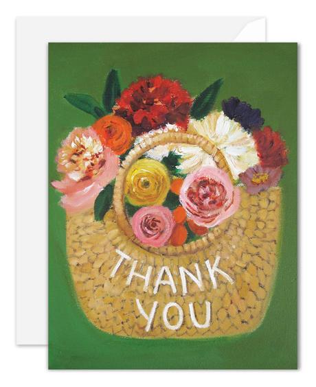 Janet Hill Studio - Thank You - Thank You Basket Card